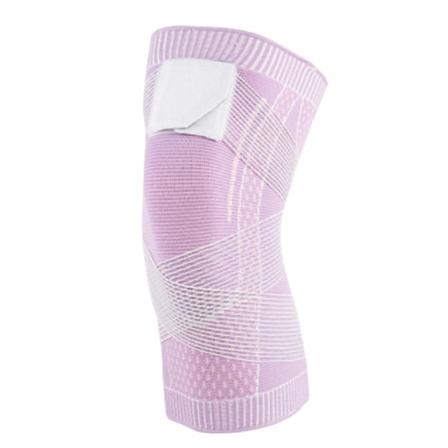 Knebeskyttere, knekompresjonshylse, kneflekser, sportsknestøtte Pink 3XL