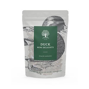 Essential Duck Mini Delights, Hundegodbidder, 100g