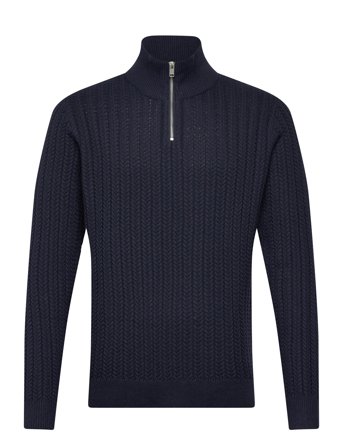 Lindbergh | Recycle Structure Knit 1/2 Ziprecycle Structure Knit 1/2 Zip | XXXL