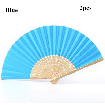 2stk Barn Sommervifte Blank Papirvifte BLÅ