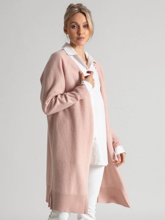 Kashmircardigan "Linnea" - rose glow