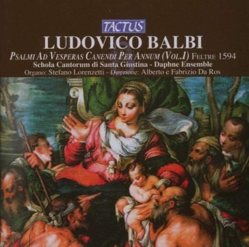 Balbi psalmi ad vesperas canendi per ann Schola Cantorum Sant