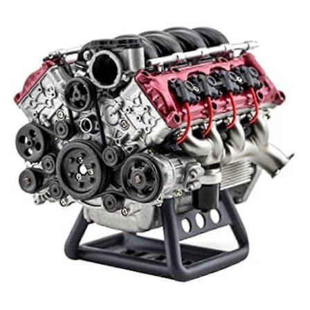 Mini V8 Motor Kjørekit, Ax90104 Scx10 Andre Generasjon Capra-Perfet