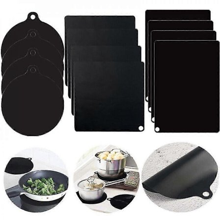 Elektrisk Induktionskogeplade Beskyttelsesmåtte Skridsikker Måtte Silikone Beskyttelsesværktøj 4 stk. SQQ