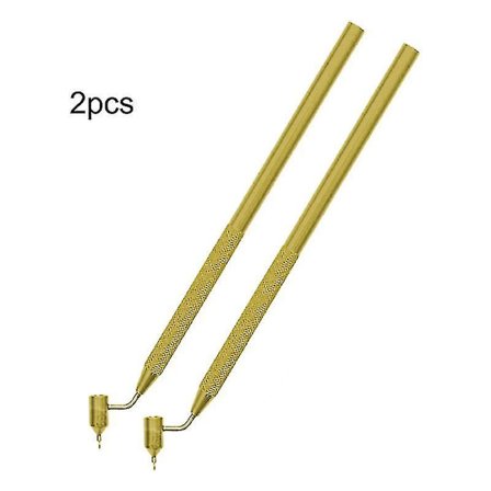 Skrå Fin Linje Malepenner Presisjon Touch Up Maling Steinsprut Og Riper--2stk(0,5mm+0,7mm)