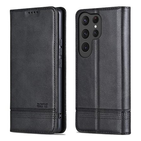 AZNS Samsung Galaxy S26 Ultra Plånboksfodral Konstläder - Svart
