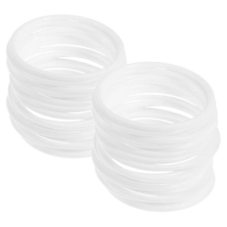 30 stk. Krans Plastikringe Macrame Ringe Vægophæng DIY Håndværk Drømmefanger Rammer[D]