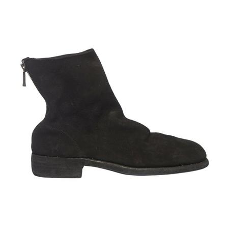 Guidi, Reverse boot with zip Zwart, Heren, Maat:40 EU