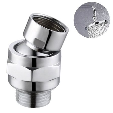 Dusjforbindelseskuleledd Dusjhode Svingbar Kuleadapter Justerbar