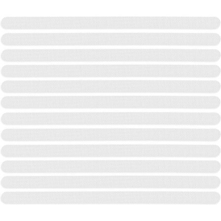 Halkskyddsremsor för dusch och badkar, set med 12 duschlister, klara