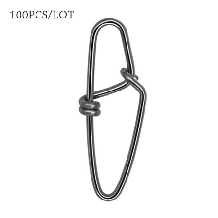 100 st fiske snäppfäste med stift kraftig kula 0 0 0