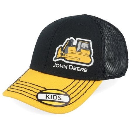 John Deere - Svart trucker Keps - Kids Construction Cap Black/Yellow Trucker @ Hatstore