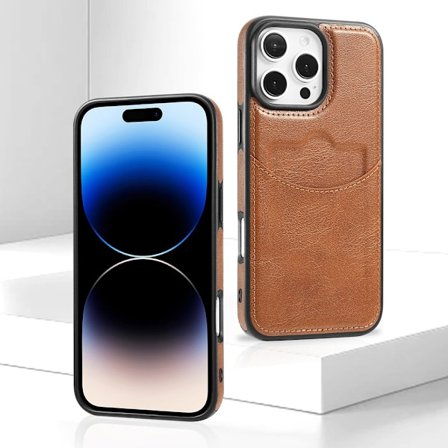 iPhone 16 Pro Max - Stilrent Skinnskal med Kortfack