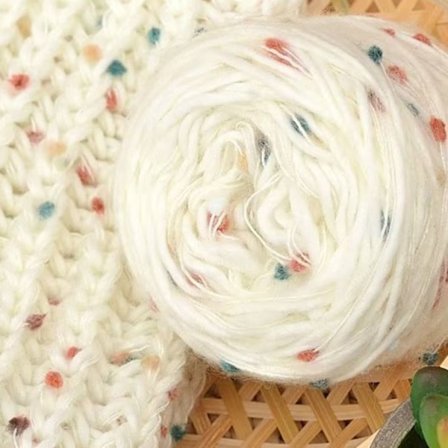 Farverigt mohairgarn Uld Bomuldsgarn 2 2