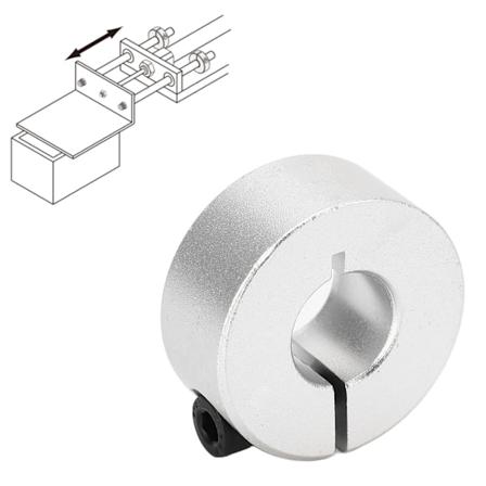 10 stk. Akselkrage med skruer, aluminiumlegering, åpen type, aksel låsekrage, 12 mm bore