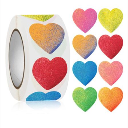 500st stickers klistermärken - Heart / love motiv - Cartoon multifärg
