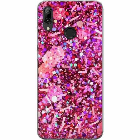 Huawei P Smart 2019 Genomskinligt Skal Glitter