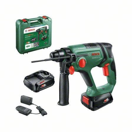 Bosch DIY UniversalHammer 18V Borhammer med batteri og lader, Maskiner