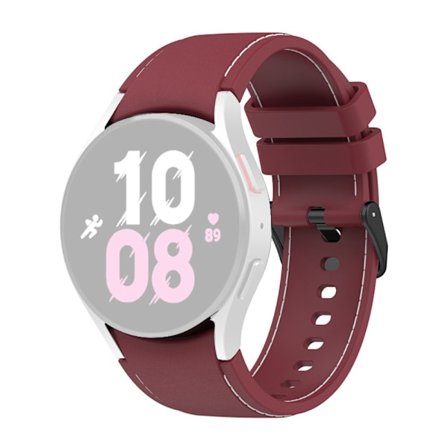 Samsung Galaxy Watch 5 40mm/44mm/5 Pro 45mm Klockarmband - Vinrött