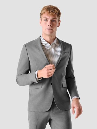 Shaping New Tomorrow - Essential Blazer - Cloud Grey - Slim Fit - Male - Size L