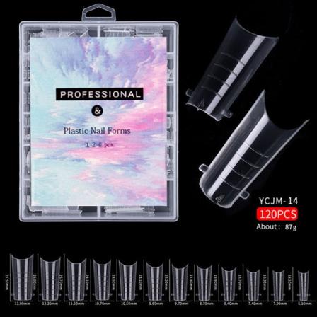 Kynsikoristeet Nail Art Crystal Extension Ei paperialustaa Nopea valohoito 14