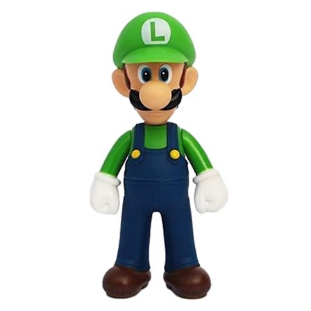 Super Mario Bros Samlarmodell Docka Mario Luigi Yoshi Peach Svamp Pvc Actionfigurer Leksaker Ornament Barn Födelsedagspresent