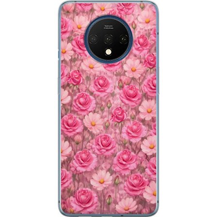 Kompatibel Mobilcover til OnePlus 7T Petal Reverie Blush Rose