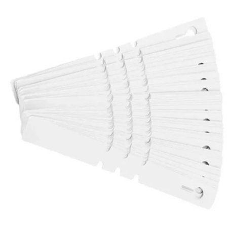 200 stk. Planteetiketter Haveetiketter Blomster Plast Ringmuffe Etiketter Vandtætte Markører Plast Markeringsplader