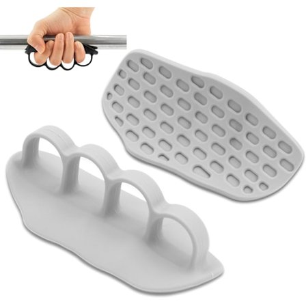 Anti-skli Treningsgrep: Nye Gummigrep for Gym, Markløft, Håndbeskyttelse, Hansker for Vektløfting, Manualer, Markløft, Stangpute, Pull Up Grips, Gym T