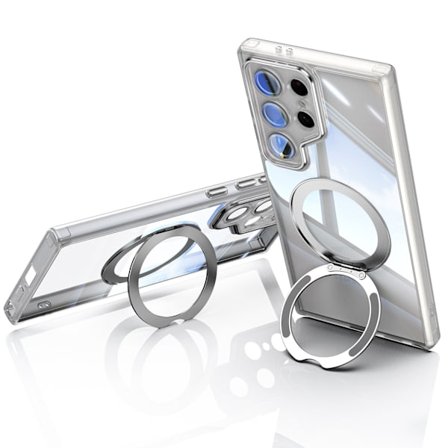 Samsung S23 Ultra TPU+PC Puhelinkotelo, Suojakuori, Valkoinen