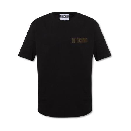 Moschino T-shirt with logo Sort, Herre