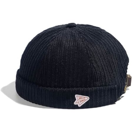 Corduroy-lippis, säädettävä reunaton lippis, retro rullattu reunus, satamahattu, työläisen lippis, merimieslippis, pipo, kallolippis, docker-lippis, 