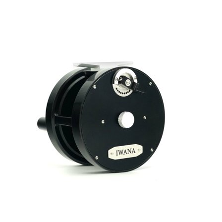 Iwana Retro 1:2 Multiplier Salmon Reel Black - 4''