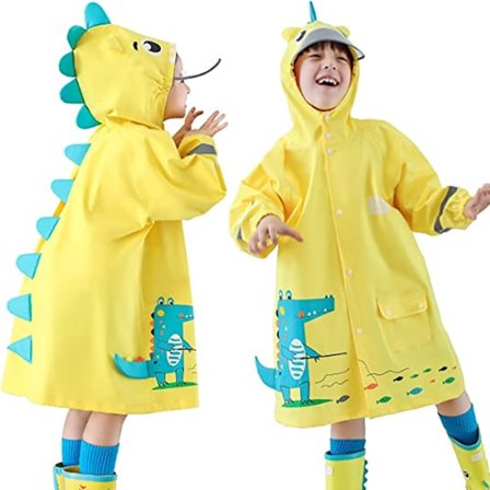Børns regntøj, 3D tegneserie børns regnjakke, drenge og pige