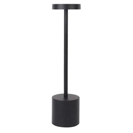 Oppladbar bordlampe, trådløs bordlampe, nattbordslampe, aluminium, LED-bordlampe, egnet for