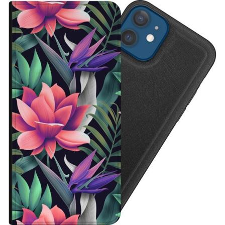Apple iPhone 12 Lompakkokotelo Kukat