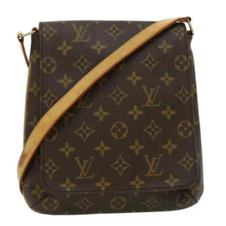 Louis Vuitton Vintage, Pre-owned Canvas louis-vuitton-bags Bruin, Dames, Maat:ONE Size