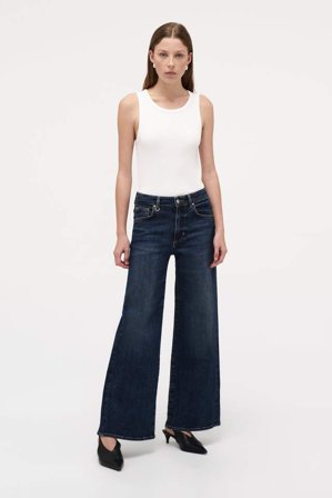 Neuw Eva Wide Reverymid Vintage Indigo Jeans Dam Blå w24l32