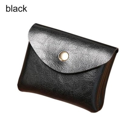 Läderplånbok Zero Wallet SVART