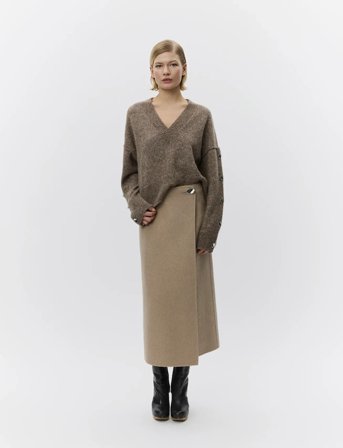 Day Birger et Mikkelsen Pepper - Double Faced Wool - Beige - 42