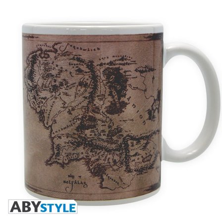 LORD OF THE RINGS - Mugg 320 ml - Map