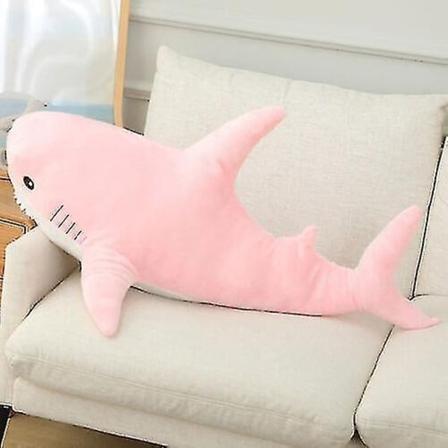 Blahaj Shark Soft Large Plysh Toy Gosedjursleksak Julklapp för barn+ [DB] Rosa- Perfet Pink 45cm