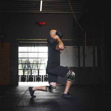 Rehband RX Original V Knestøtte 7mm Camo