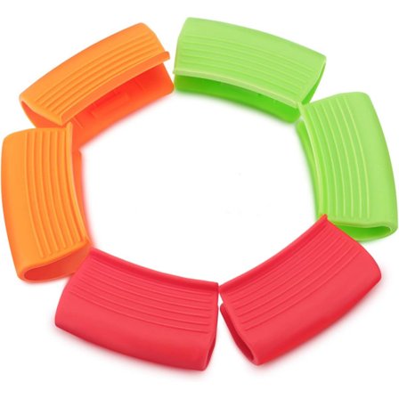 3 par silikone grydelapsholdere silikone grydelapsærmer H