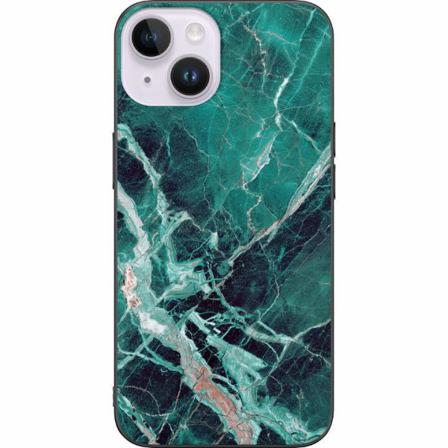 Apple Iphone 14 Svart Skal Marmor