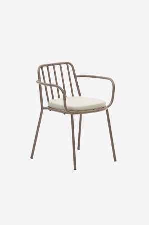 Kave Home - Käsinojalliset tuolit Bramant, 4/pakk. - Liila - Ruokapöydän tuolit - - Homeroom