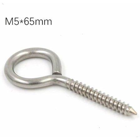 304 Rustfrit Stål Selvgængende Skrueskruer Får Kreds Rundt Øje Se