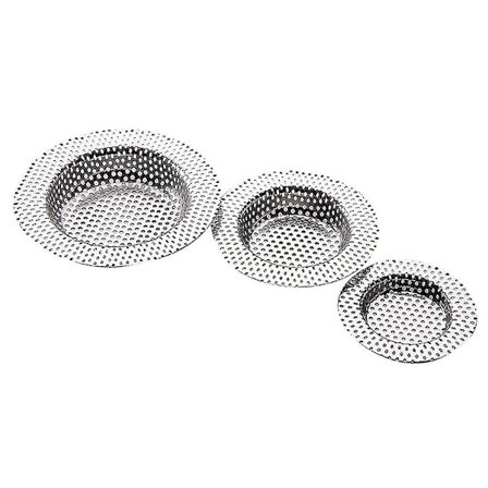 3 stk vaskefilter avløpsdeksel hår catcher dusjavløp vaskefilter