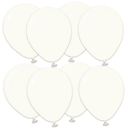 Premium Pienet Lateksiilmapallot Retro White