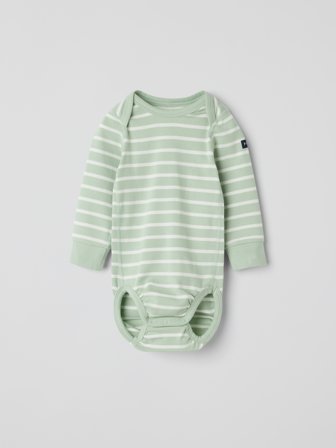 Body Gestreift - 50 - kinderbekleidung - green - Polarn O. Pyret